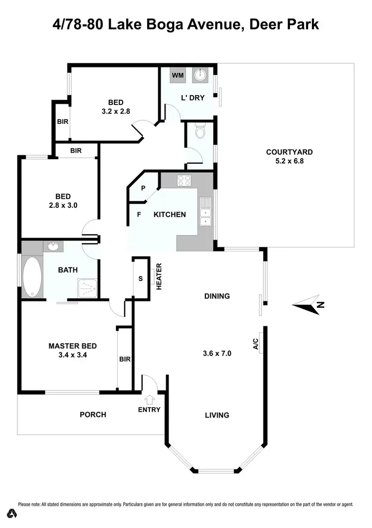 Floorplan of Homely unit listing, 4/78-80 Lake Boga Avenue, Deer Park VIC 3023