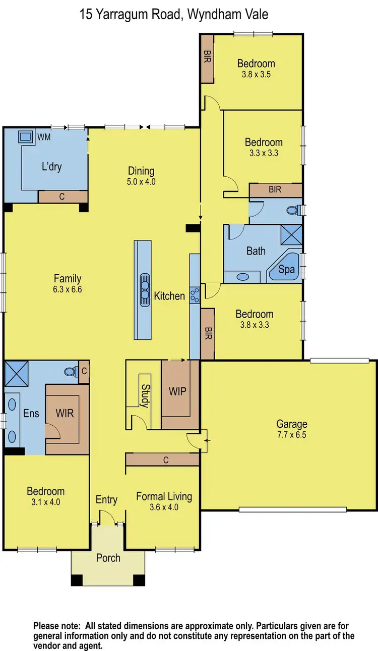Floorplan of Homely house listing, 15 Yarra Gum Road, Manor Lakes VIC 3024