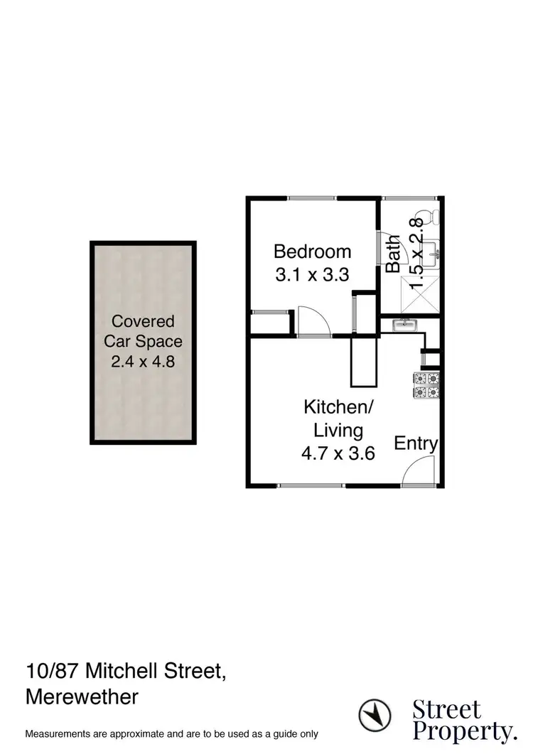 Floorplan of Homely apartment listing, 10/87 Mitchell Street, Merewether NSW 2291