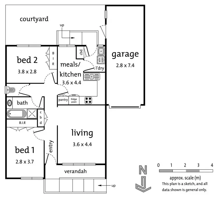Floorplan of Homely unit listing, 3/53 Dublin Road, Ringwood East VIC 3135