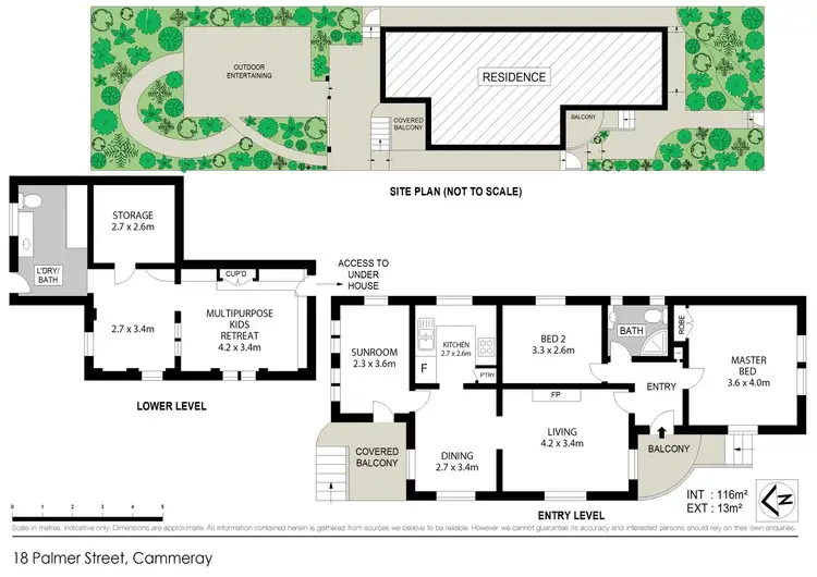 Floorplan of Homely house listing, 18 Palmer Street, Cammeray NSW 2062