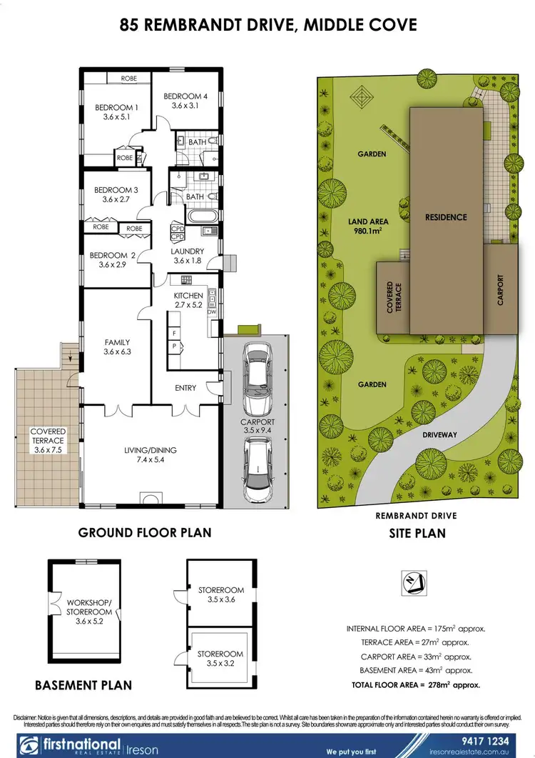 Floorplan of Homely house listing, 85 Rembrandt Drive, Middle Cove NSW 2068