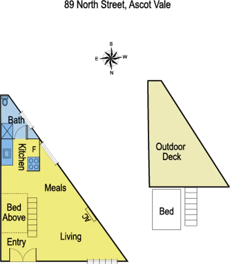 Floorplan of Homely house listing, 89 North Street, Ascot Vale VIC 3032