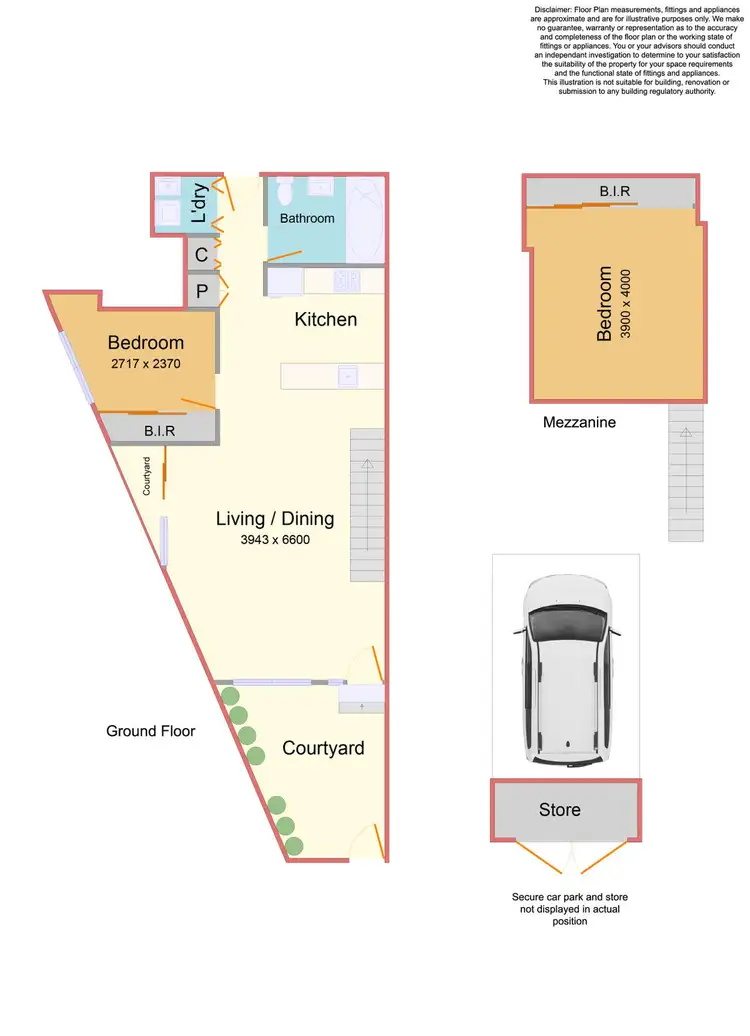 Floorplan of Homely apartment listing, 5/2 Olive York Way, Brunswick West VIC 3055