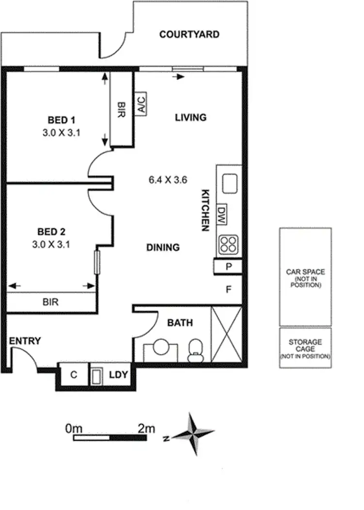 Floorplan of Homely apartment listing, 6010/172 Edward Street, Brunswick East VIC 3057