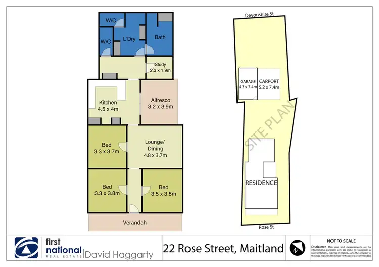 Floorplan of Homely house listing, 22 ROSE STREET, Maitland NSW 2320