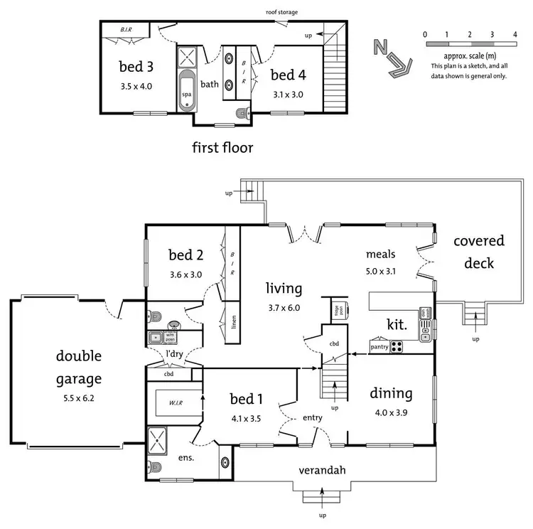 Floorplan of Homely house listing, 1 Clegg Avenue, Croydon VIC 3136