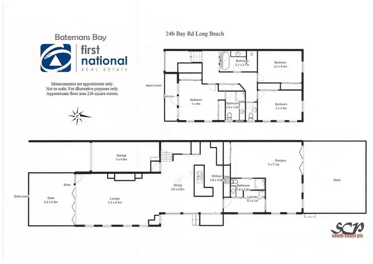 Floorplan of Homely house listing, 24B Bay Road, Long Beach NSW 2536