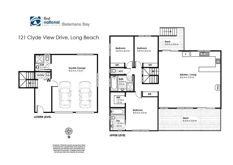 Floorplan of Homely house listing, 121 Clyde View Drive, Long Beach NSW 2536