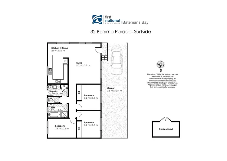 Floorplan of Homely house listing, 32 Berrima Parade, Surfside NSW 2536