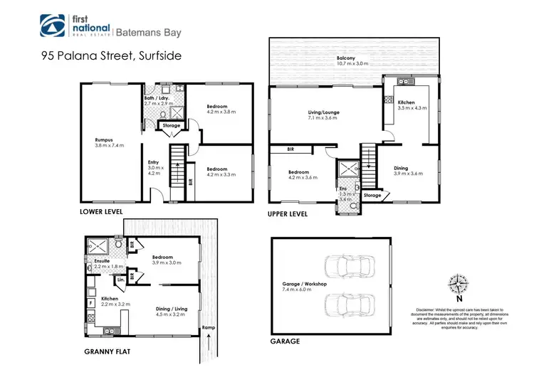 Floorplan of Homely house listing, 95 Palana Street, Surfside NSW 2536