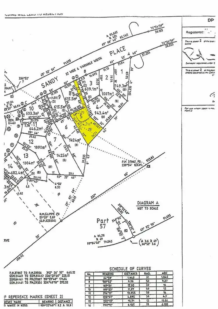Floorplan of Homely land listing, Lot 5/48 Sandy Place, Long Beach NSW 2536