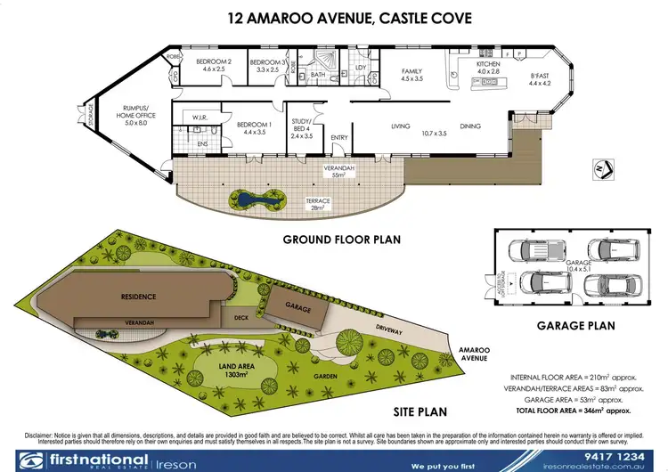 Floorplan of Homely house listing, 12 Amaroo Avenue, Castle Cove NSW 2069