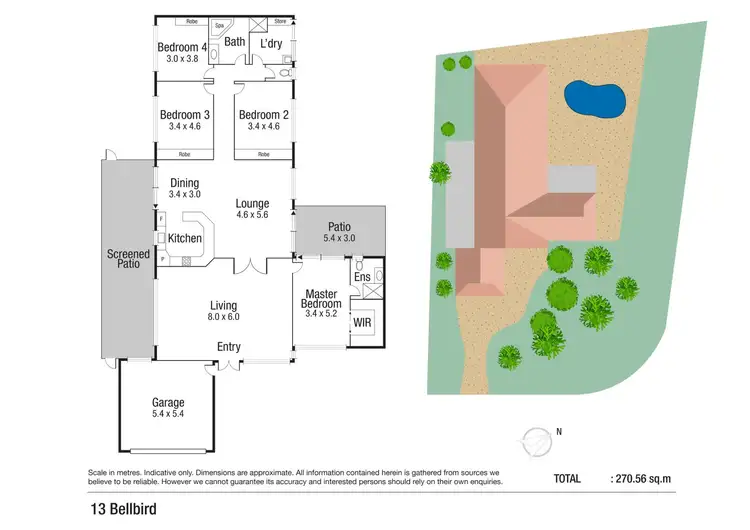 Floorplan of Homely house listing, 13 BELLBIRD STREET, Condon QLD 4815