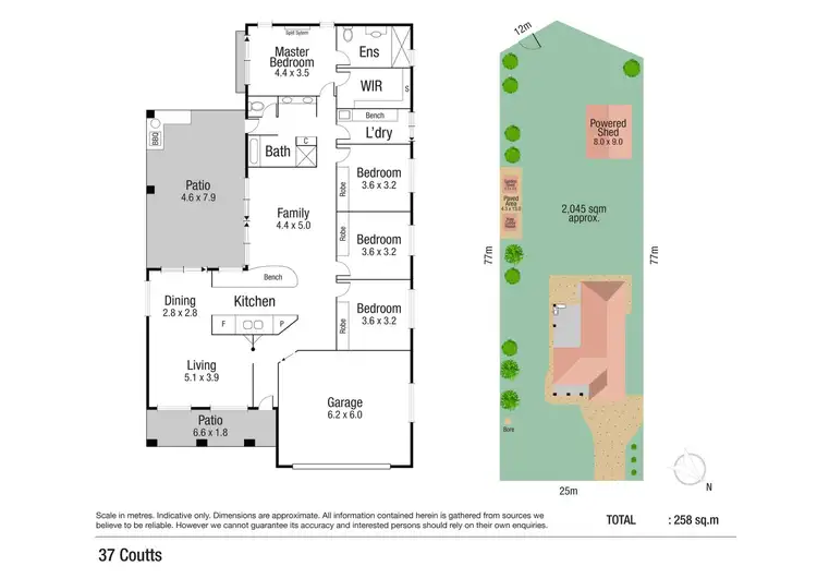 Floorplan of Homely house listing, 37 Coutts Drive, Bushland Beach QLD 4818