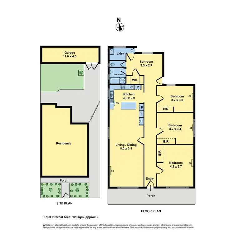 Floorplan of Homely house listing, 1 Lethbridge Street, Moonee Ponds VIC 3039