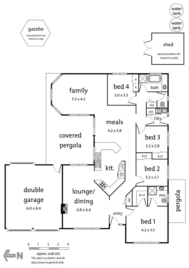 Floorplan of Homely house listing, 56 Strathfield Parade, Croydon VIC 3136