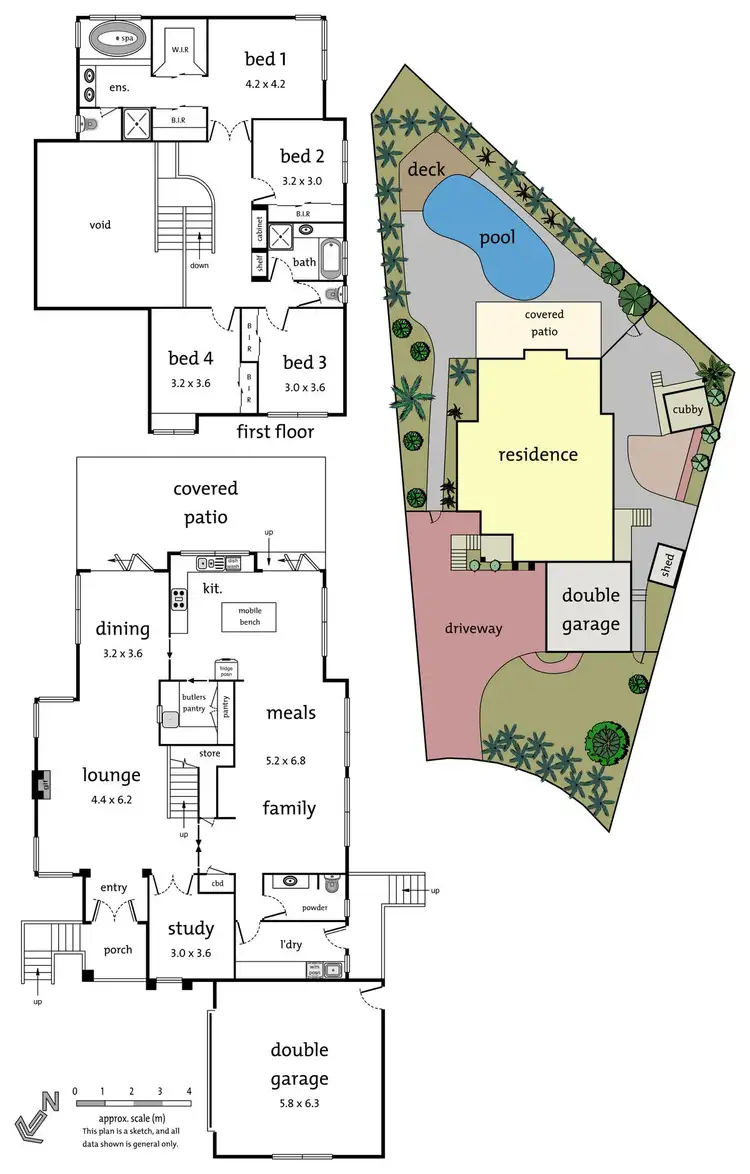 Floorplan of Homely house listing, 7 Sally Court, Warranwood VIC 3134