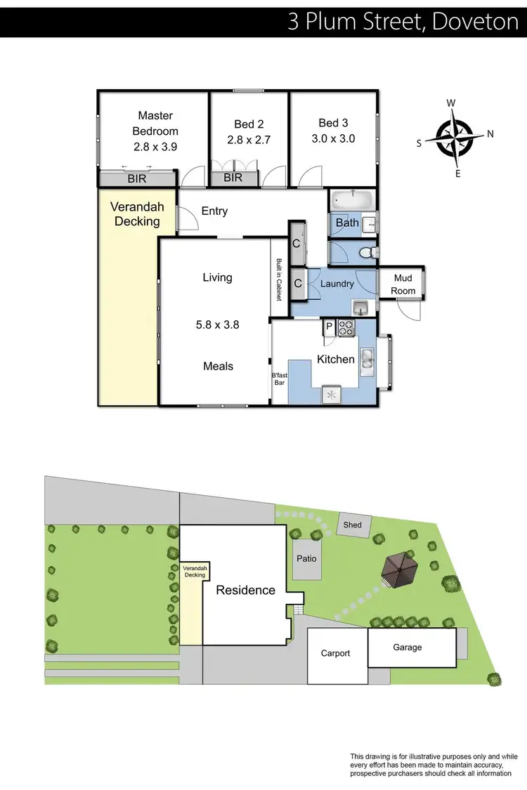 Floorplan of Homely house listing, 3 Plum Street, Doveton VIC 3177