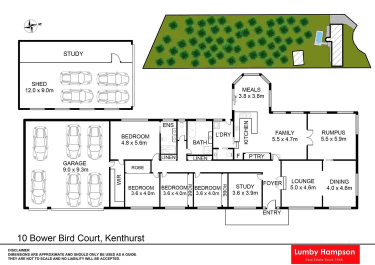 Floorplan of Homely house listing, 10 Bower Bird Court, Kenthurst NSW 2156