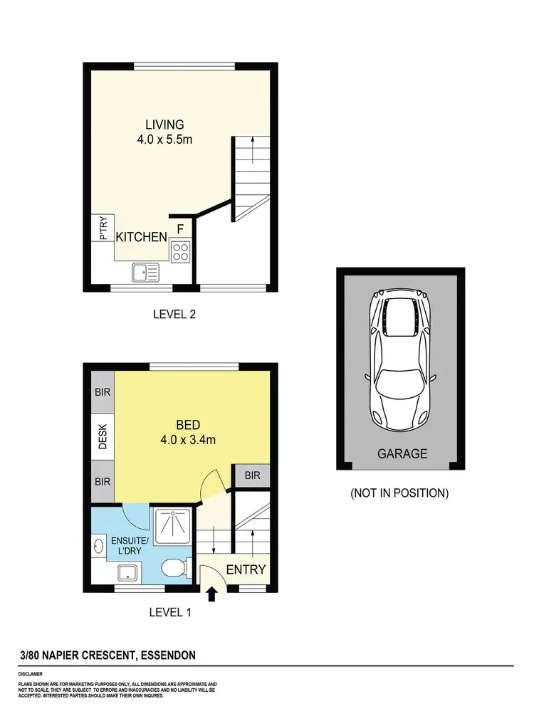 Floorplan of Homely apartment listing, 3/80 Napier Crescent, Essendon VIC 3040
