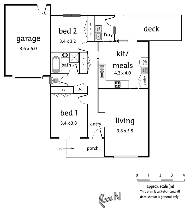 Floorplan of Homely unit listing, 4/4 Bowen Road, Doncaster East VIC 3109