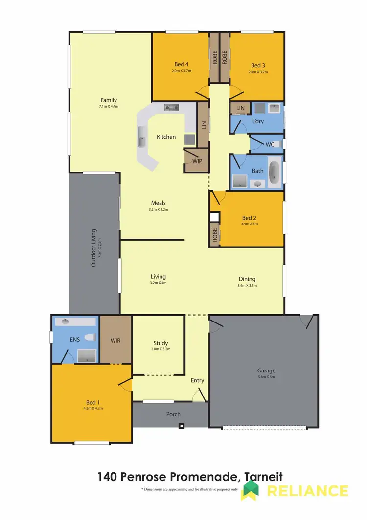 Floorplan of Homely house listing, 140 Penrose Promenade, Tarneit VIC 3029
