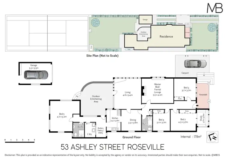 Floorplan of Homely house listing, 53 Ashley Street, Roseville NSW 2069