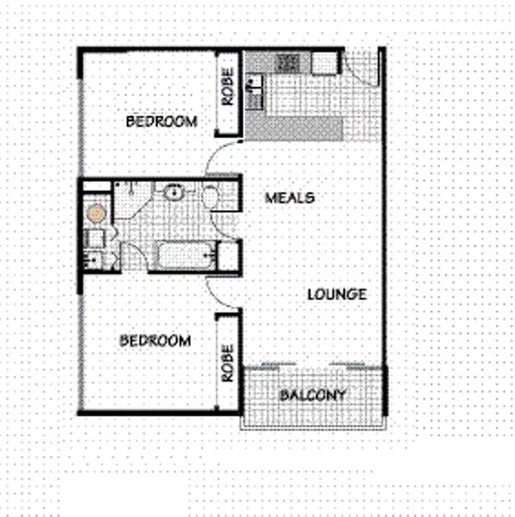 Floorplan of Homely apartment listing, 906/341 Ascot Vale Road, Moonee Ponds VIC 3039