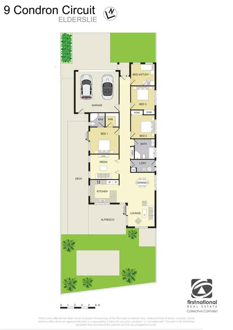 Floorplan of Homely house listing, 9 Condron Circuit, Elderslie NSW 2570