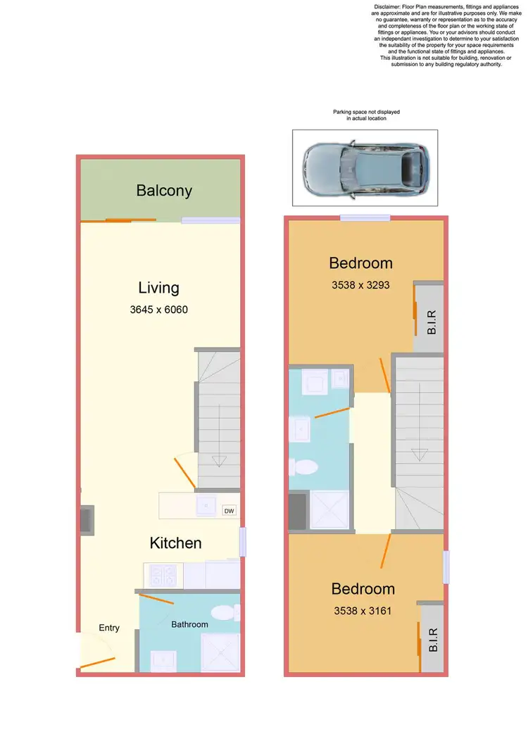 Floorplan of Homely apartment listing, 107/88 Cade Way, Parkville VIC 3052