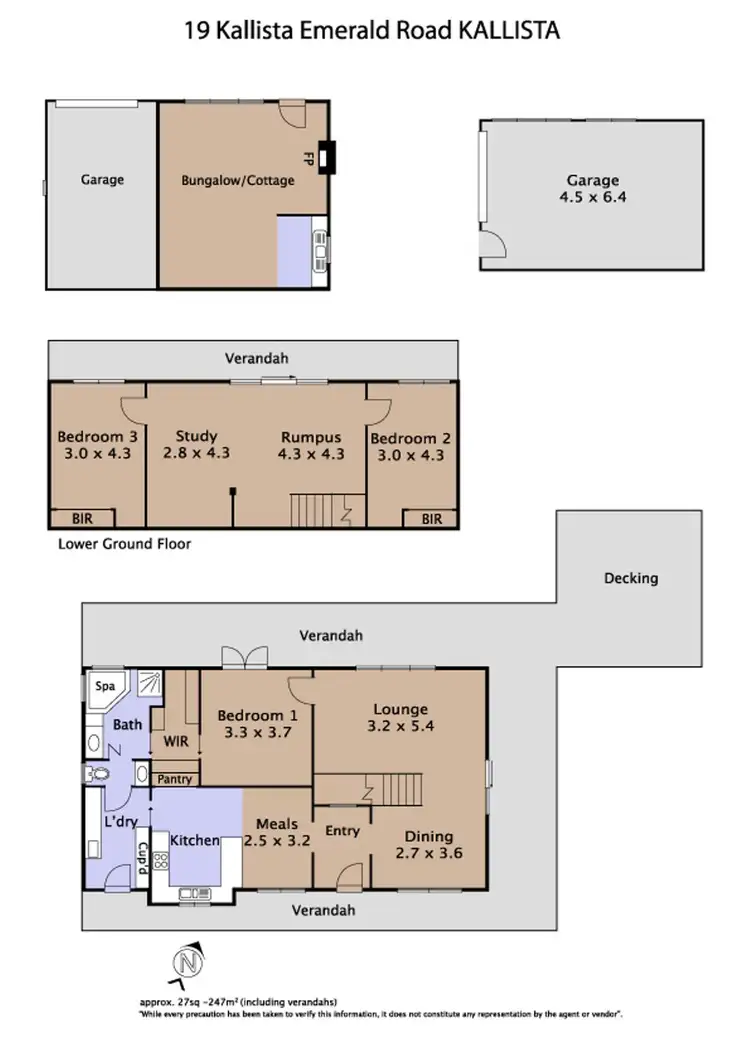 Floorplan of Homely house listing, 19 Kallista-Emerald Road, Kallista VIC 3791
