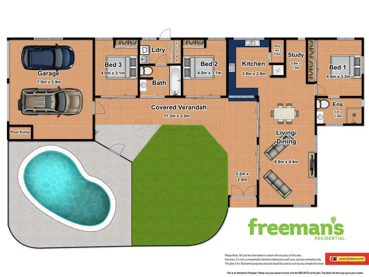 Floorplan of Homely house listing, 12 Euston Close, Clifton Beach QLD 4879