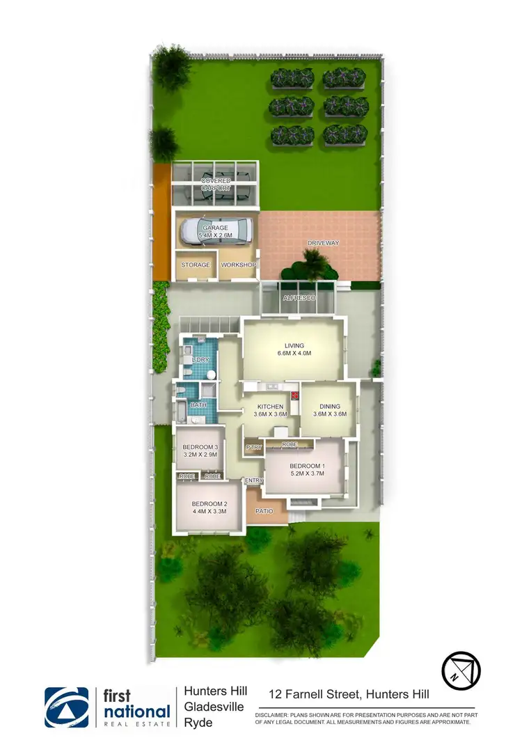 Floorplan of Homely house listing, 12 Farnell Street, Hunters Hill NSW 2110