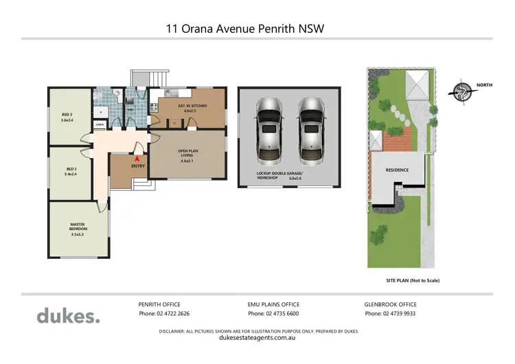 Floorplan of Homely house listing, 11 Orana Avenue, Penrith NSW 2750