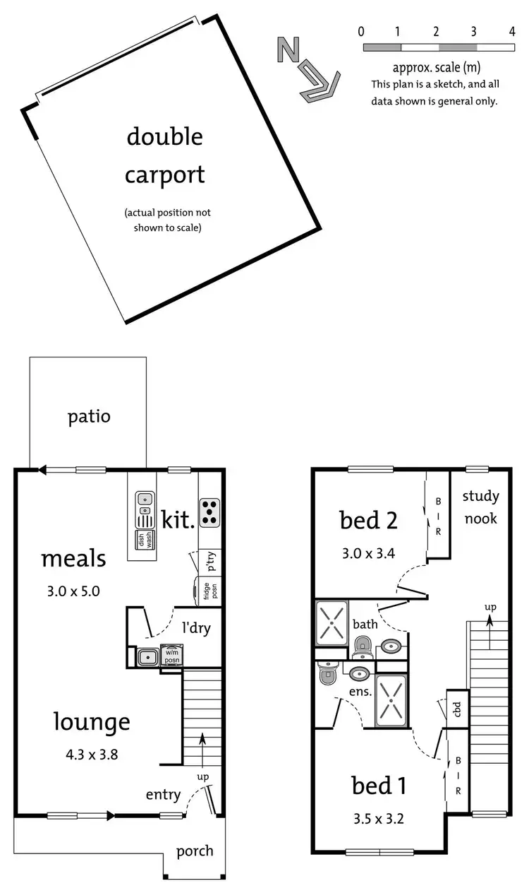 Floorplan of Homely townhouse listing, 10 Spriggs Drive, Croydon VIC 3136