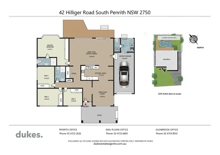 Floorplan of Homely house listing, 42 Hilliger Road, South Penrith NSW 2750