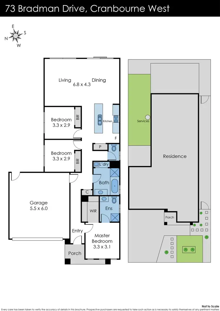 Floorplan of Homely house listing, 73 Bradman Drive, Cranbourne West VIC 3977