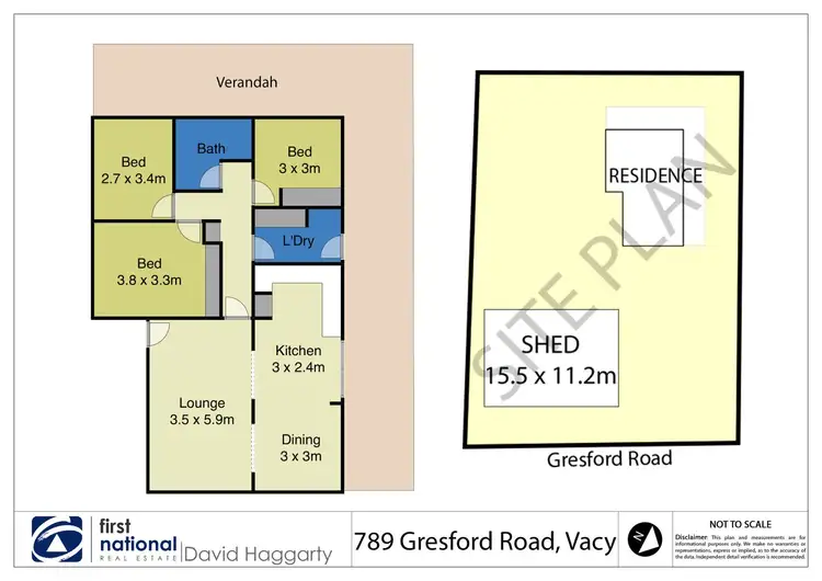 Floorplan of Homely house listing, 789 Gresford Road, Vacy NSW 2421