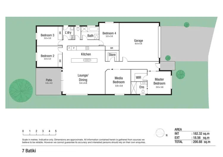 Floorplan of Homely house listing, 7 Batiki Circuit, Burdell QLD 4818