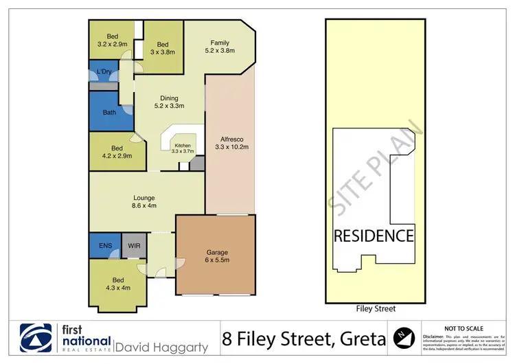Floorplan of Homely house listing, 8 Filey Street, Greta NSW 2334