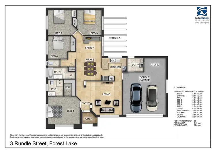Floorplan of Homely house listing, 3 Rundle Street, Forest Lake QLD 4078