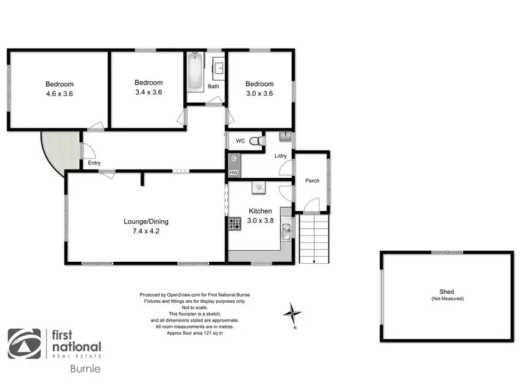 Floorplan of Homely house listing, 18 Collins Street, Brooklyn TAS 7320