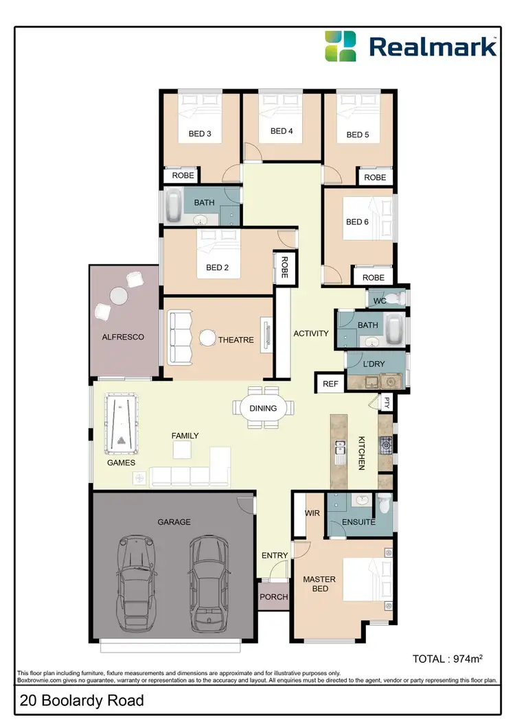 Floorplan of Homely house listing, 20 Boolardy Road, Golden Bay WA 6174