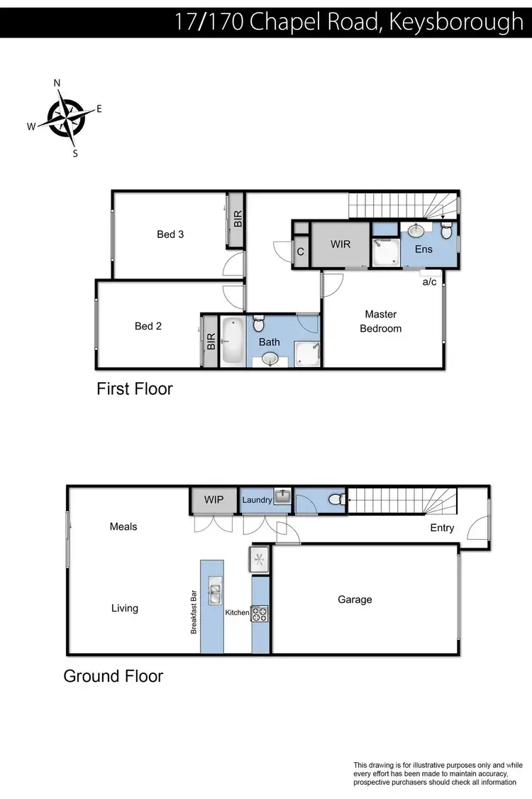 Floorplan of Homely house listing, 17/170 Chapel Road, Keysborough VIC 3173