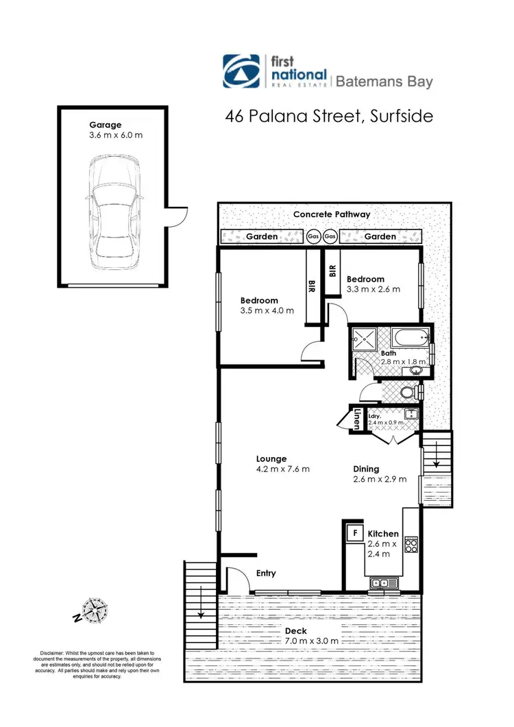 Floorplan of Homely house listing, 46 Palana Street, Surfside NSW 2536