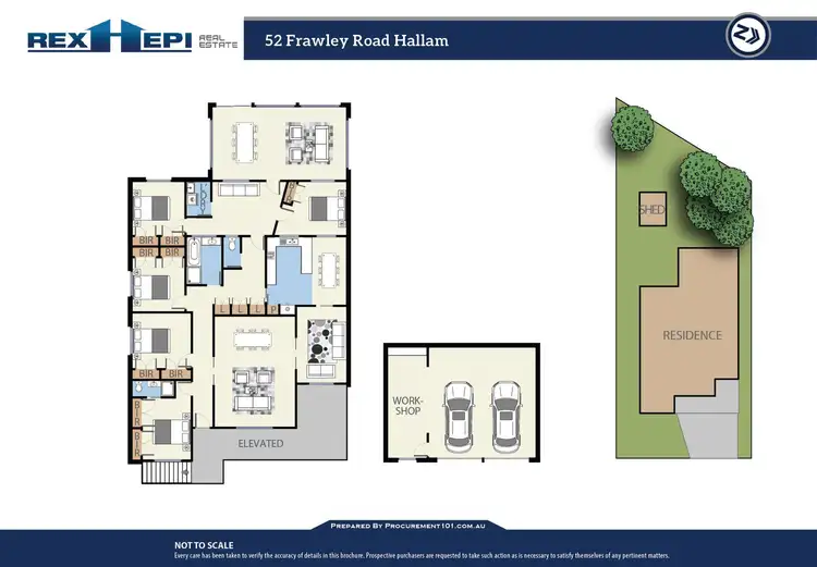 Floorplan of Homely house listing, 52 Frawley Road, Hallam VIC 3803