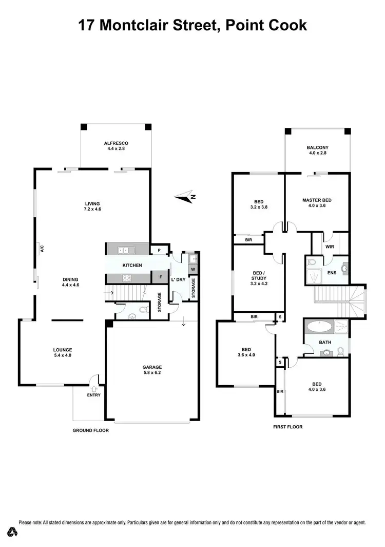 Floorplan of Homely house listing, 17 Montclair Street, Sanctuary Lakes VIC 3030