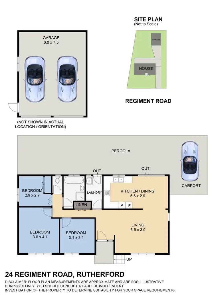 Floorplan of Homely house listing, 24 Regiment Road, Rutherford NSW 2320