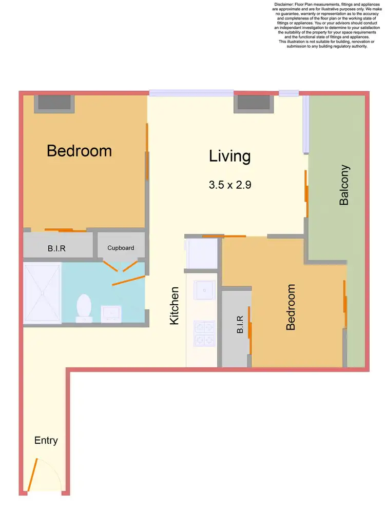 Floorplan of Homely apartment listing, 4501/80 Abeckett Street, Melbourne VIC 3000
